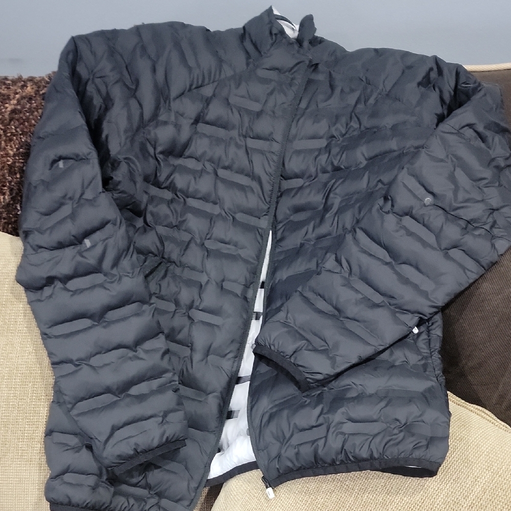 Black Quilted Switch Jacket